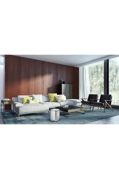 LuckyArt 30L+6L Eko Kare Pedallı Çöp Kovası