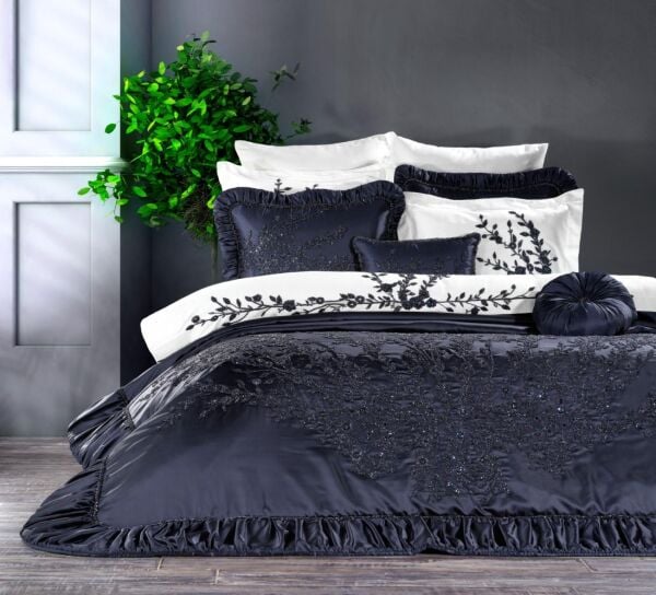 Zebra Casa Elenore Yatak Seti-Lacivert