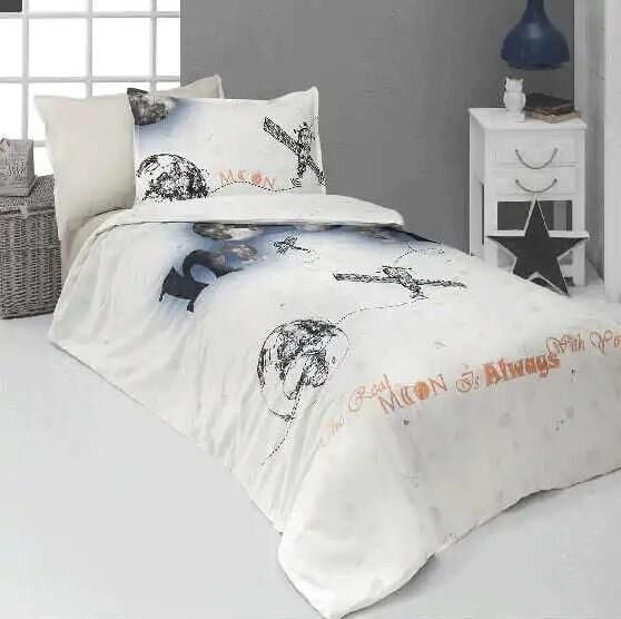 Sarev Moon Dance Fancy Poplin Nevresim Takımı Çift Kişilik