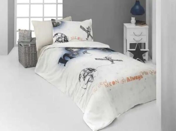 Sarev Moon Dance Fancy Poplin Nevresim Takımı Çift Kişilik