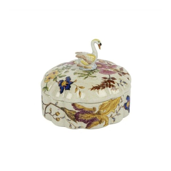 Mikasa Moor Kuğu Kapaklı Takı Kutusu 15x13cm