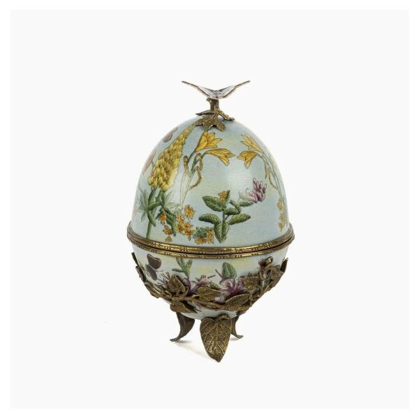 Mikasa Moor Mavi Paskalya Yumurtası 17x26cm