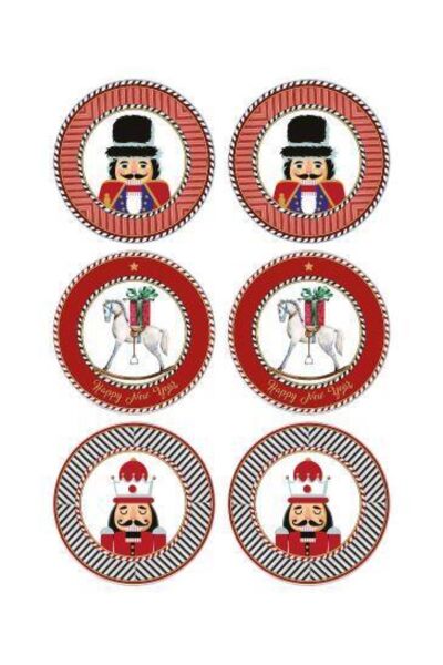 The Mia Nutcracker Pasta Tabağı 6'lı Seti 19 cm