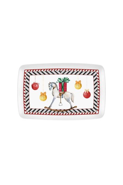 The Mia Nutcracker Dikdörtgen Servis 34 x 25 cm