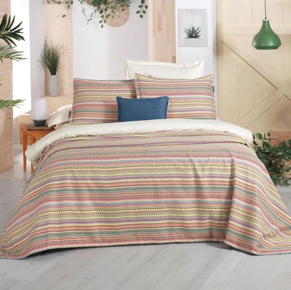 Sarev Norita Yatak Örtüsü Çift Kişilik-Multicolour