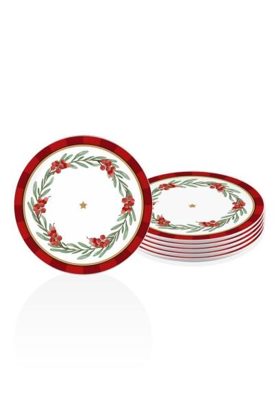 The Mia Globe Servis Tabağı 6'lı Seti 26 cm