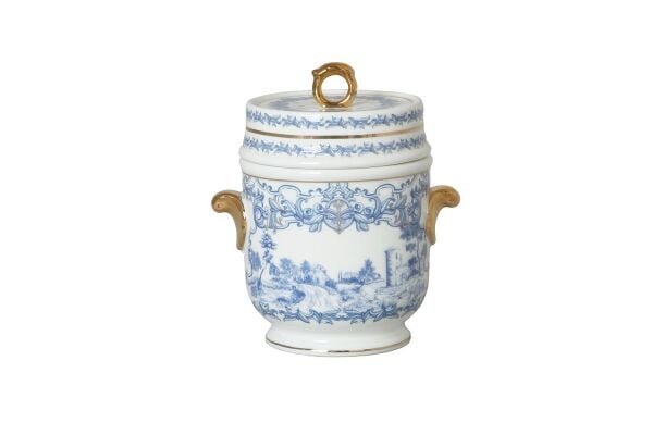 Lucky Art Florance Bone Kulplu Kavanoz 16cm