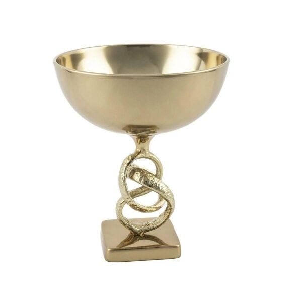 Mikasa Moor Antik Gold Ayaklı Metal Kase 25x29cm