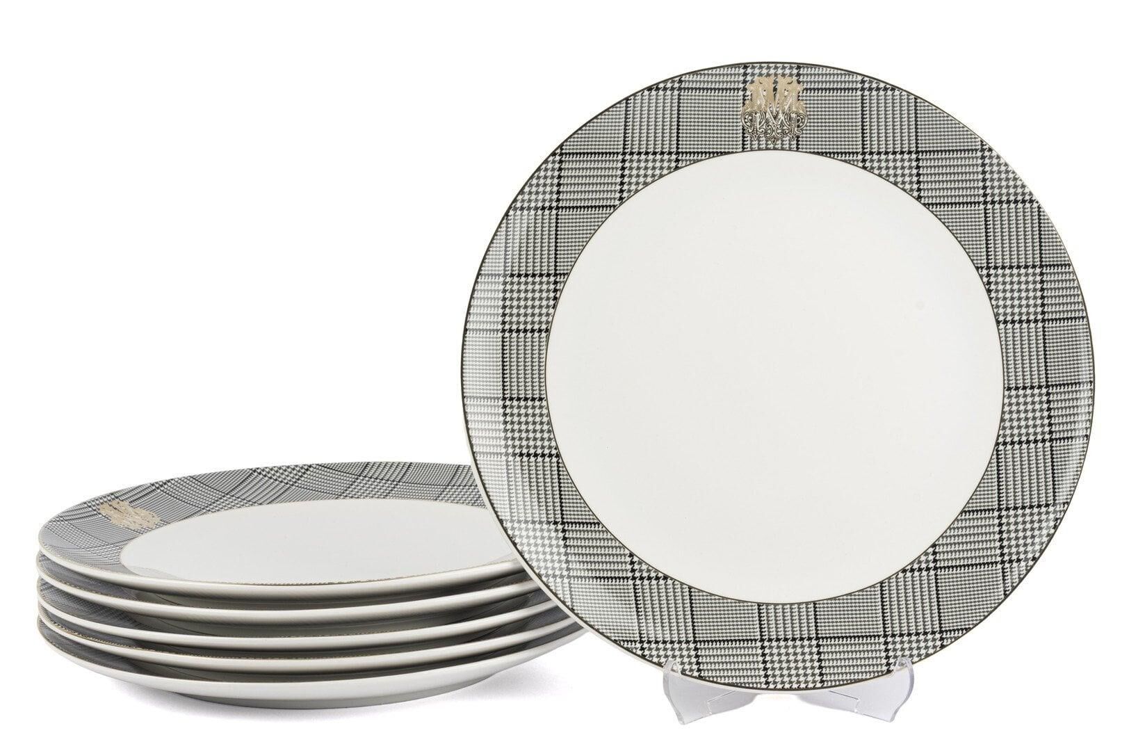 Mikasa Moor Forest Plaid 6lı Servis Tabağı 28cm