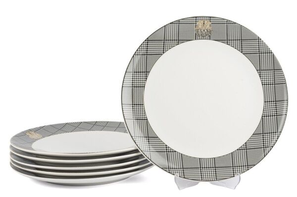 Mikasa Moor Forest Plaid 6lı Servis Tabağı 28cm