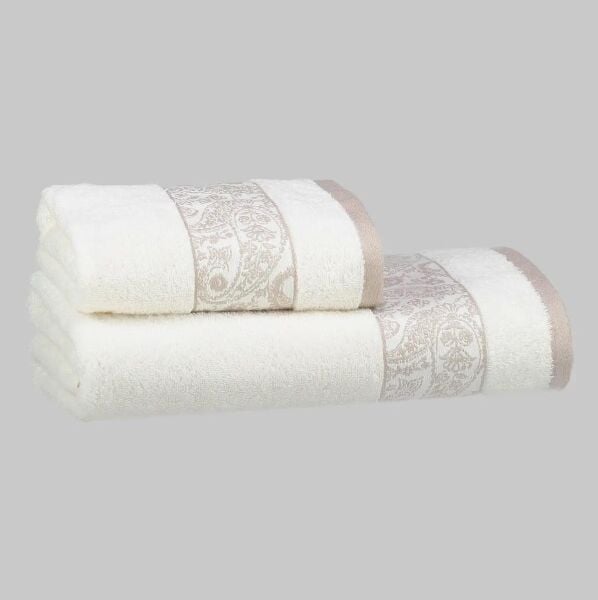 Sarev Dena 50x90 cm Havlu-Ekru