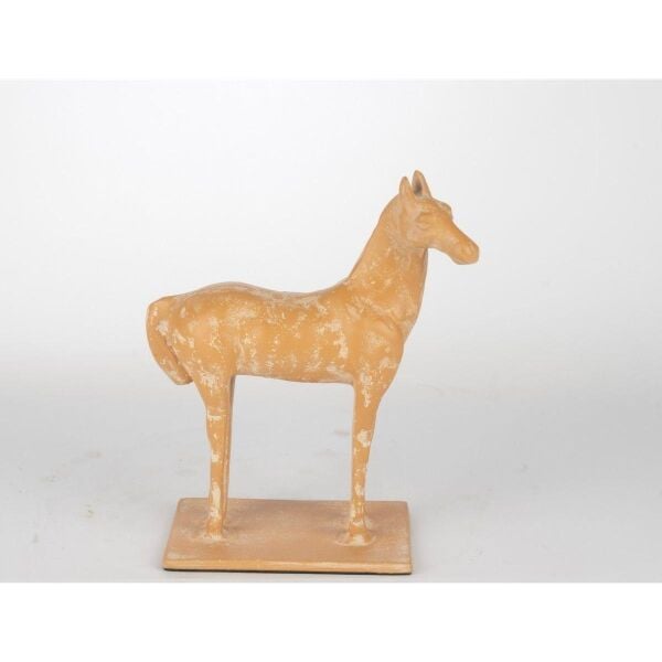 Mikasa Moor Horse Kiremit Alçı Dekor Obje18x23cm