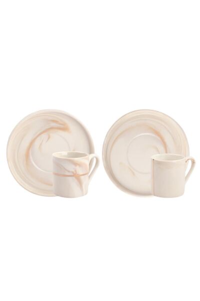 Mikasa Moor Aura Beige 4'lü Kahve Fincanı Seti