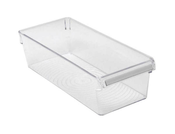 Primanova Dolap Raf Düzenleyici Kutu Plastik Şeffaf Naturel 360 x 150 x 100 Mm