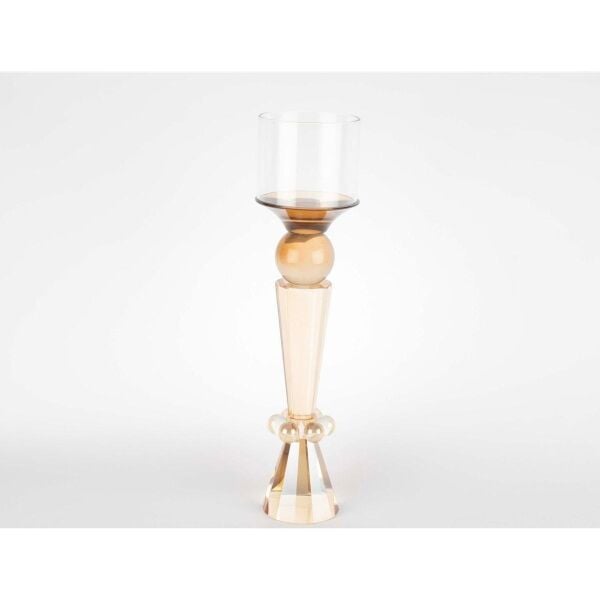 Mikasa Moor Kristal Şampanya Mumluk 41x10cm