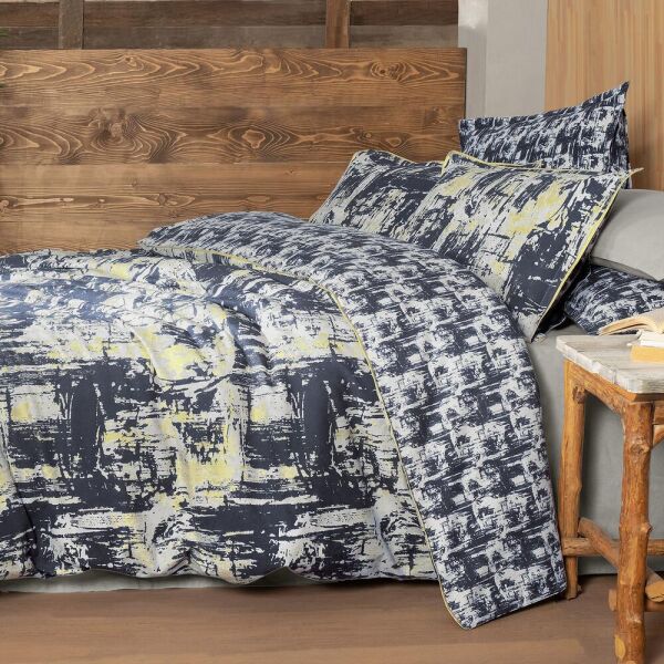 Sarev Galiya Flanel Nevresim Takımı Çift Kişilik 2 Yastık Bej