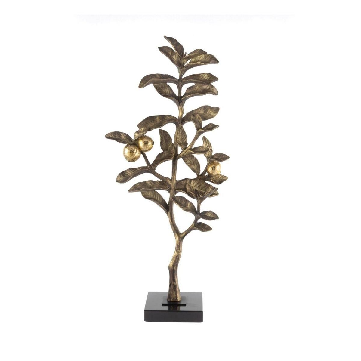 Mikasa Moor Siyah Kaideli Antik Gold Metal Ağaç Dekor 27x12x58cm