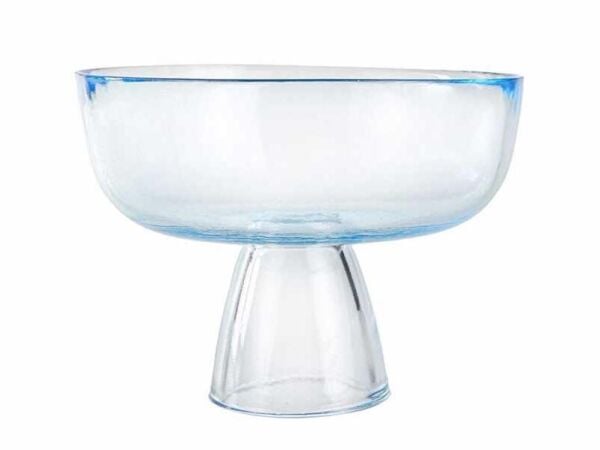 Porland Soft Mavi Ayaklı Kase 21 cm