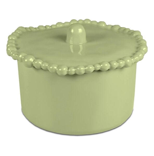 Baci Milano Jk&K Melamin Bisküvi Kavanozu 21 cm - Yeşil