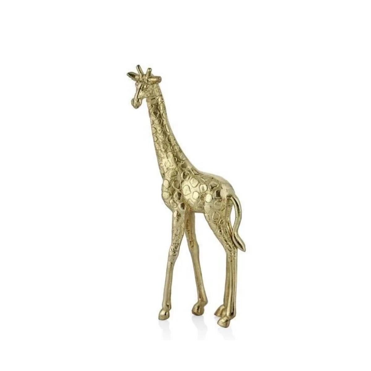 Lamedore Giraffe Gold Büyük Zürafa Dekor 20x10x42 Cm