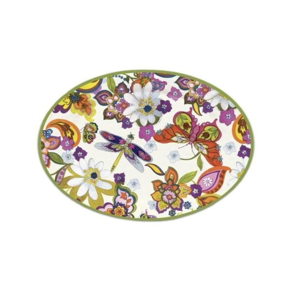 Baci Milano New Amazzonia Oval Servis Tabağı Melamin