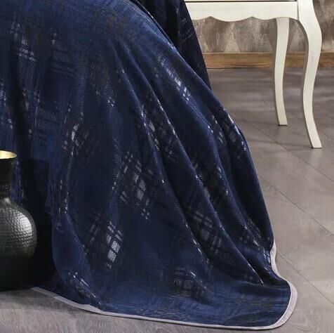 Nazik Home Elite 4 Mevsim Pike Takımı Lacivert Çift Kişilik