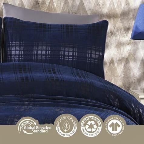 Nazik Home Elite 4 Mevsim Pike Takımı Lacivert Çift Kişilik