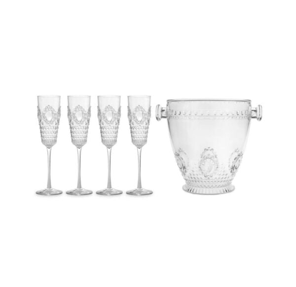 Baci Milano Baroque&Rock Annıversary 4'lü Flüt Kadeh Ve Şampanya