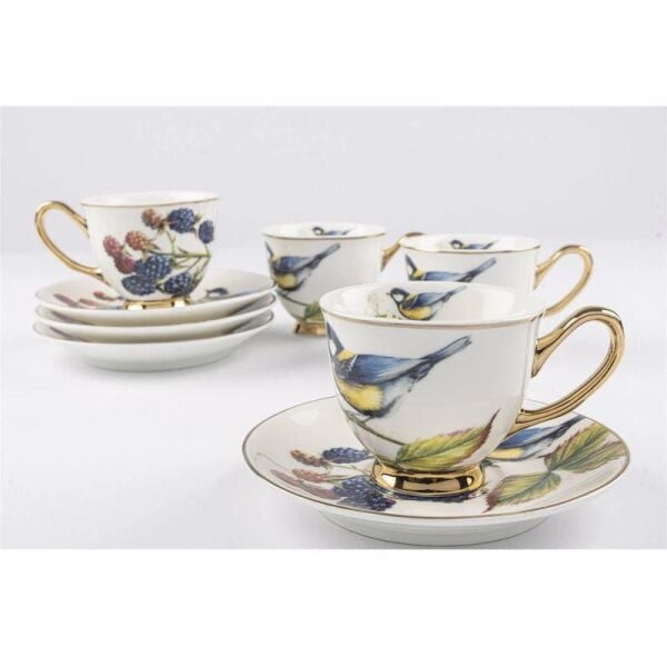 Mikasa Moor Berry 4'lü Kahve Fincanı Seti