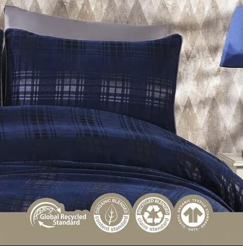 Nazik Home Elite 4 Mevsim Pike Takımı Lacivert Tek Kişilik