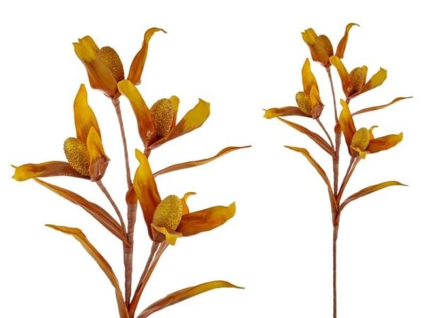 Lamedore Caprae Sarı Kahve Geçişli Yaprak 110 Cm