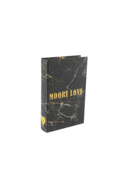 Mikasa Moor Siyah More Love Kitap Kutu 26 x 17 x 5 cm