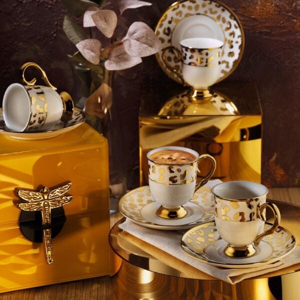 Aryıldız Leopar Fincan Takımı 12 Parça