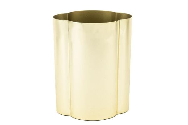 Mikasa Moor Gold Flower Metal Vazo 15x11x20cm