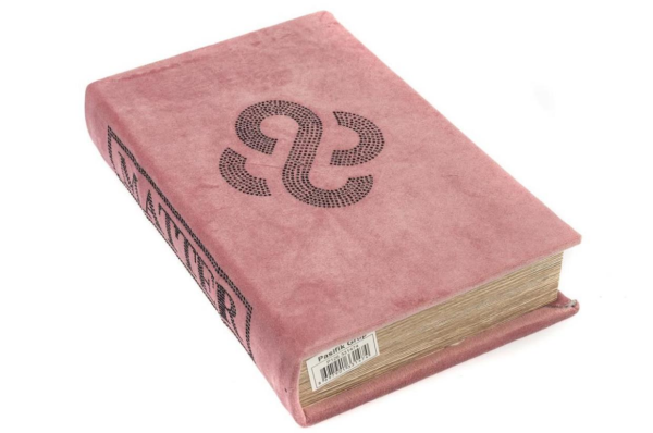 Mikasa Moor Pembe Kadife Kitap Kutu 26 x 17 x 5 cm