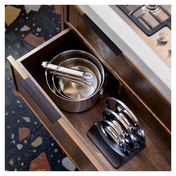 Joseph Joseph Space 3 Katmanlı Paslanmaz Çelik 12 Parça Tencere Tava Seti Paslanmaz Çelik