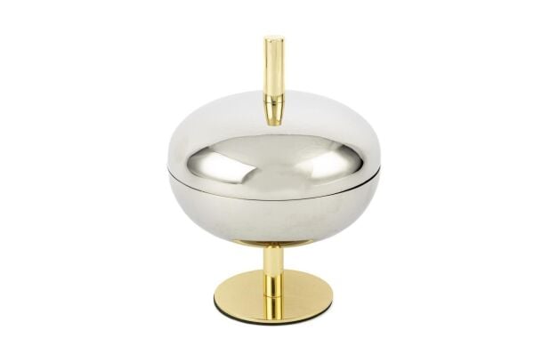 Mikasa Moor Gold Silver Kapaklı Metal Kase 16x21cm