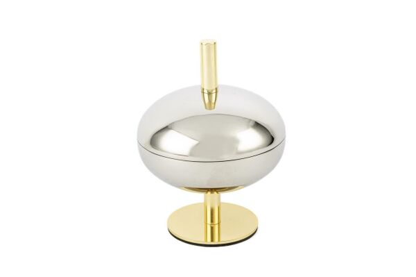 Mikasa Moor Gold Silver Kapaklı Metal Kase 14x19cm