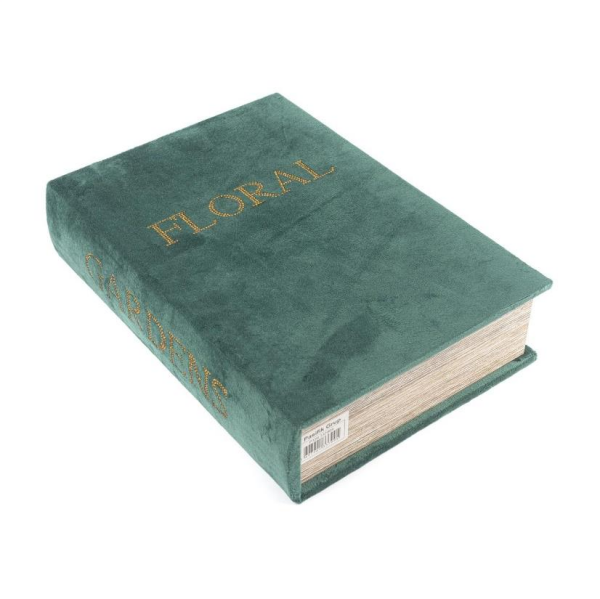Mikasa Moor Floral Kadife Kitap Kutusu 30 x 21 x 7 cm