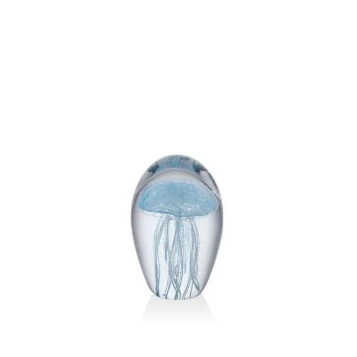 Lamedore Jellyfish Aqua Glass Decor 5,5x5,5x8 Cm