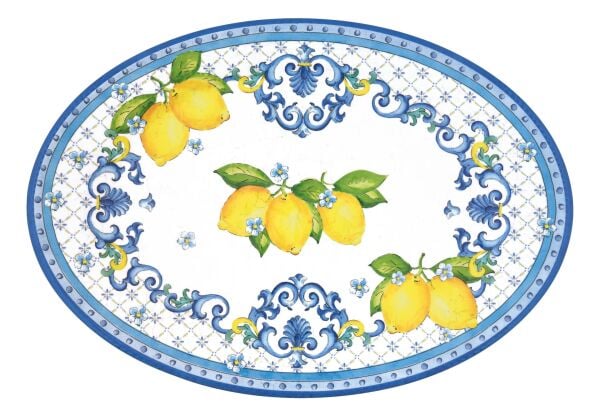 Easy Life Melamin Oval Tepsi 50 x 35,5 cm