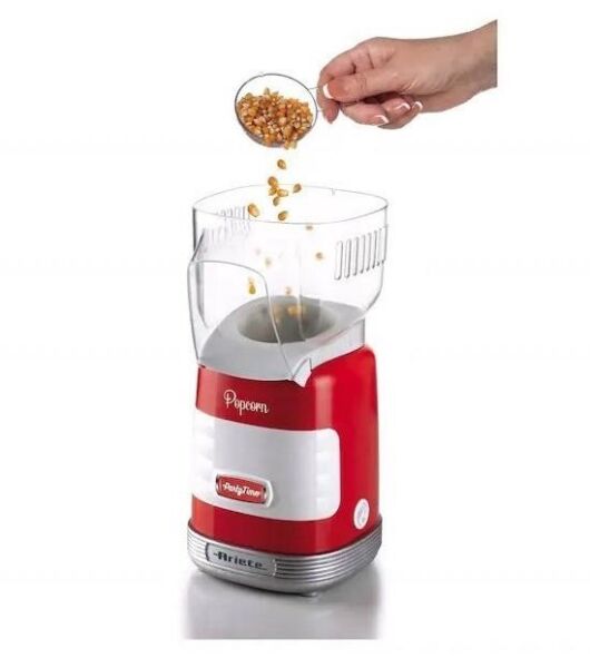 Ariete Party Time Patlamış Mısır Makinesi Rosso Kırmızı
