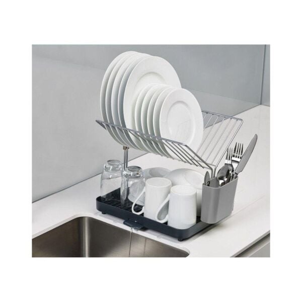 Joseph Joseph 2 Katlı Katlanabilir Bulaşıklık-Gri