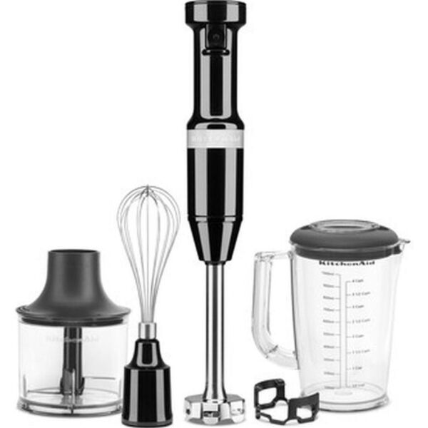 Kitchenaid Aksesuarlı El Blenderi Seti- Onyx Black