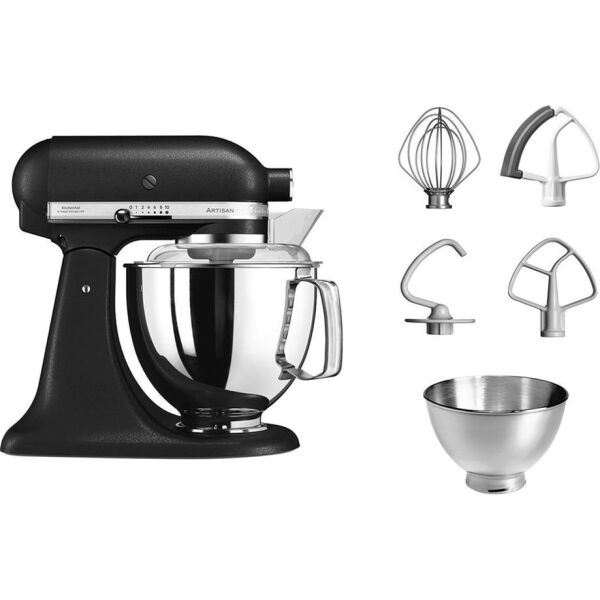 Kitchenaid Artisan 4,8 L Stand Mikser 5KSM175PS Cast Iron Black-EBK