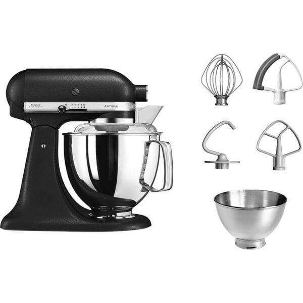 Kitchenaid Artisan 4,8 L Stand Mikser 5KSM175PS Cast Iron Black-EBK