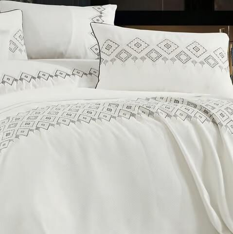 Nazik Home Henna Nevresim Pike Seti Krem Çift Kişilik