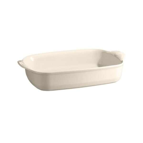 Emile Henry Fırın Kabı Dikdörtgen 42 x28 cm Ekru/Clay-29654