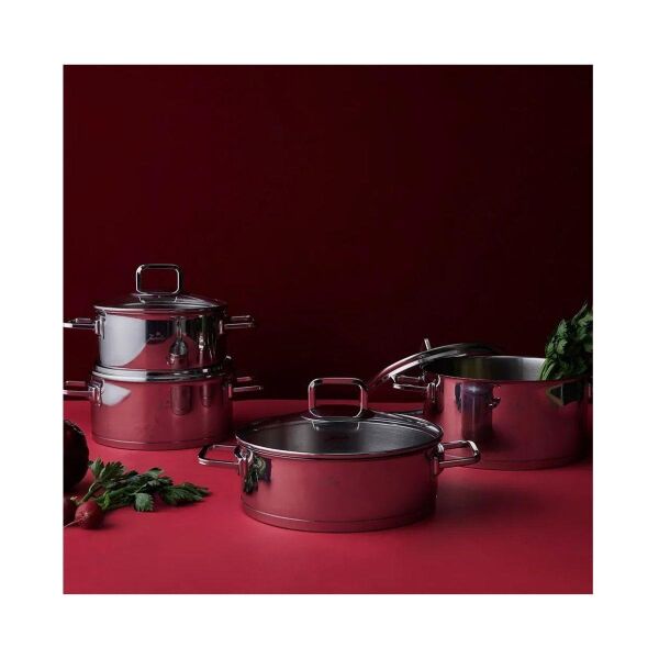 Jumbo New Milas 8 Parça Çelik Tencere Çelik