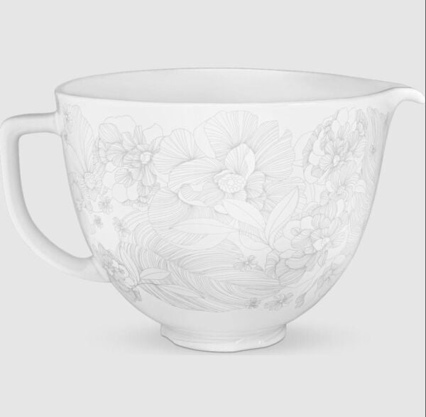 Kitchenaid 5KSM2CB5PWF 4,8 Litre Whispering Floral Seramik Kase
